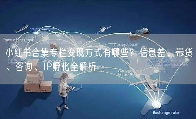 小红书合集专栏变现方式有哪些？信息差、带货、咨询、IP孵化全解析