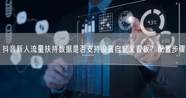 抖音新人流量扶持数据是否支持设置自定义看板？配置步骤