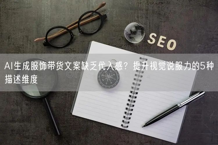 AI生成服饰带货文案缺乏代入感?提升视觉说服力的5种描述维度